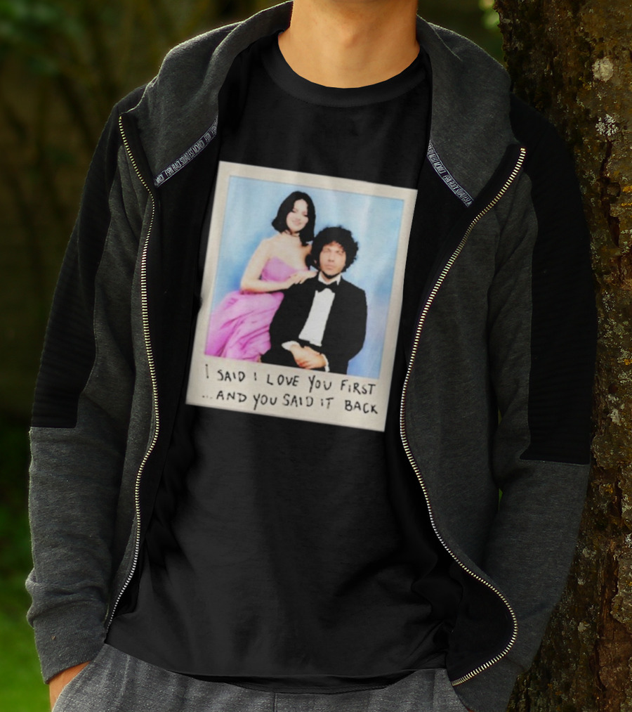 Selena Gomez I Said I Love You First And You Said It Back Polaroid Photo T-Shirt