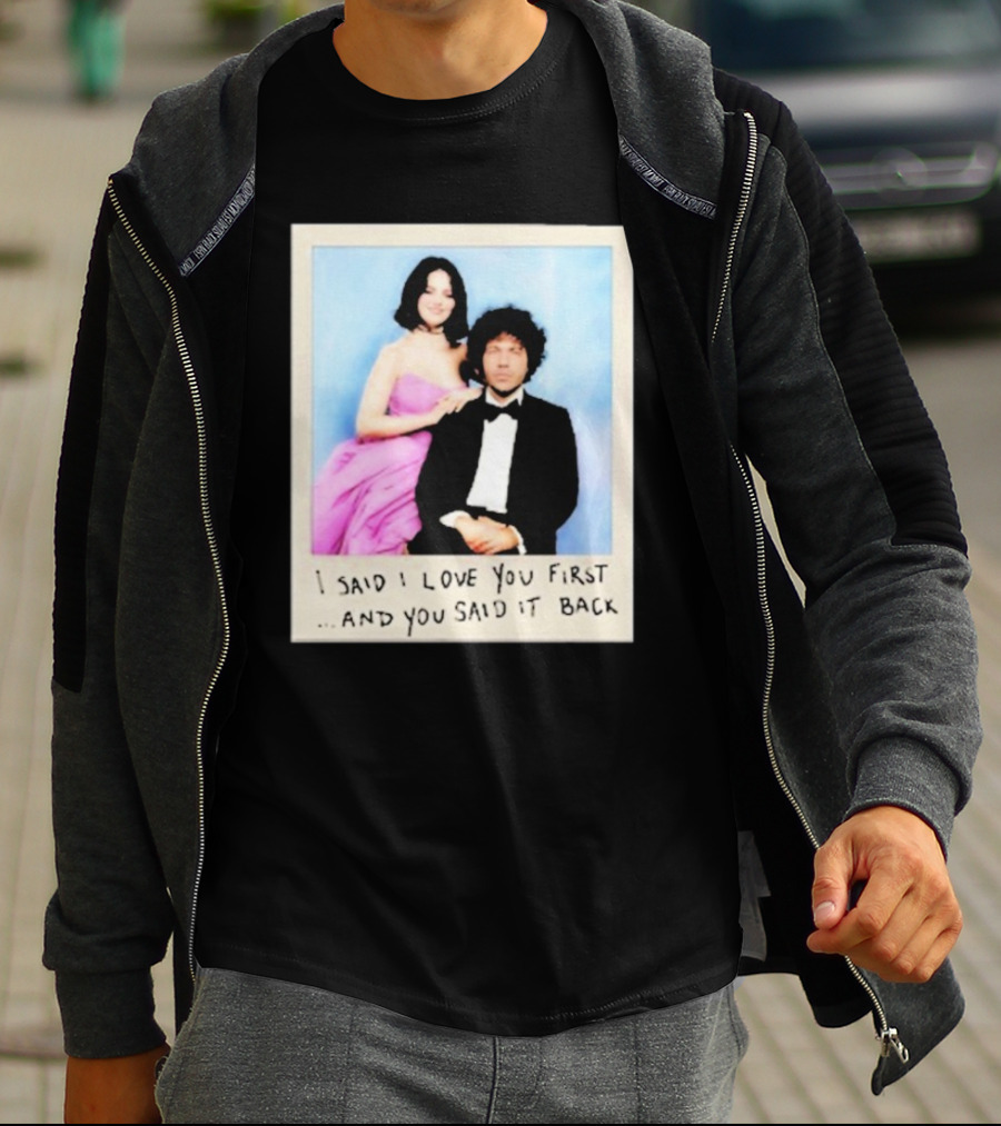 Selena Gomez I Said I Love You First And You Said It Back Polaroid Photo T-Shirt