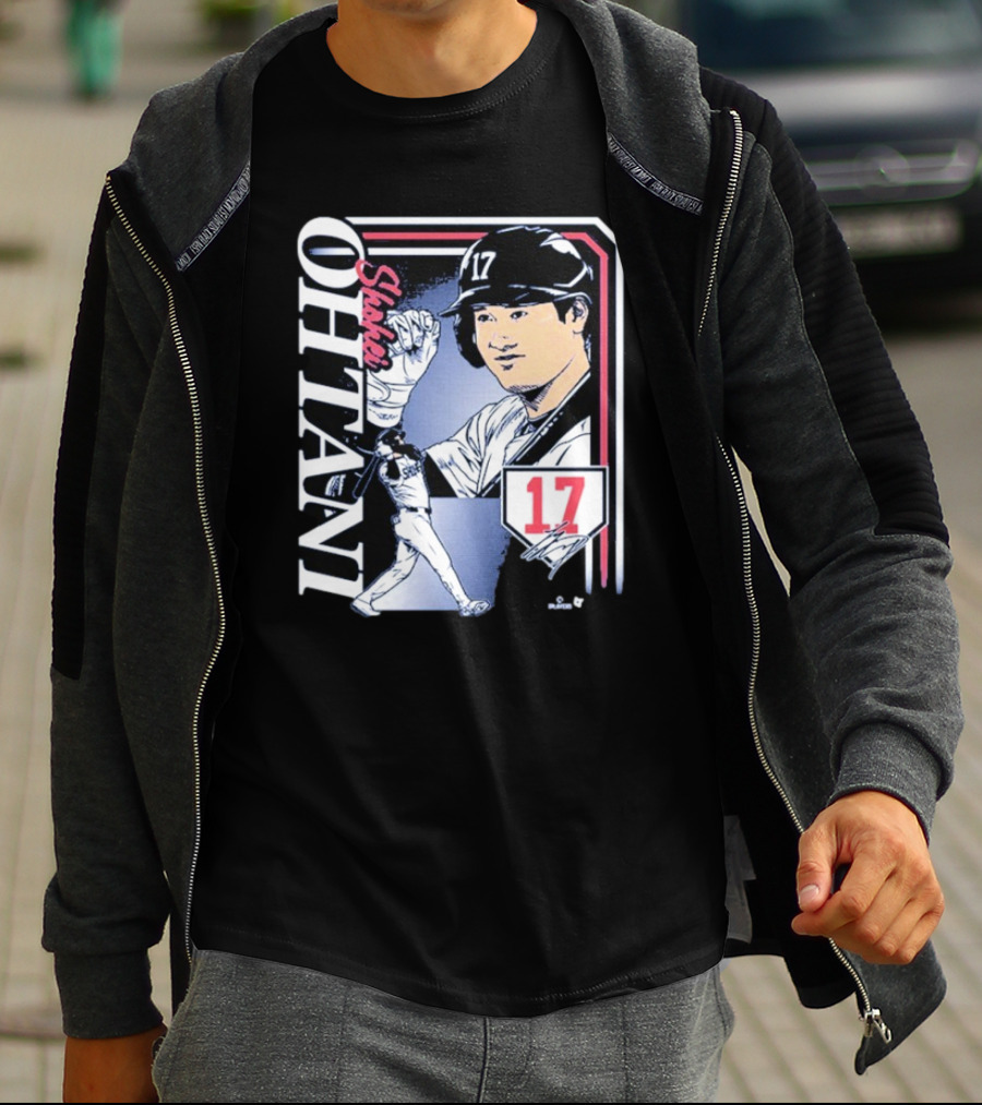 Shohei Ohtani #17 Signature Collage Los Angeles Dodgers T-Shirt