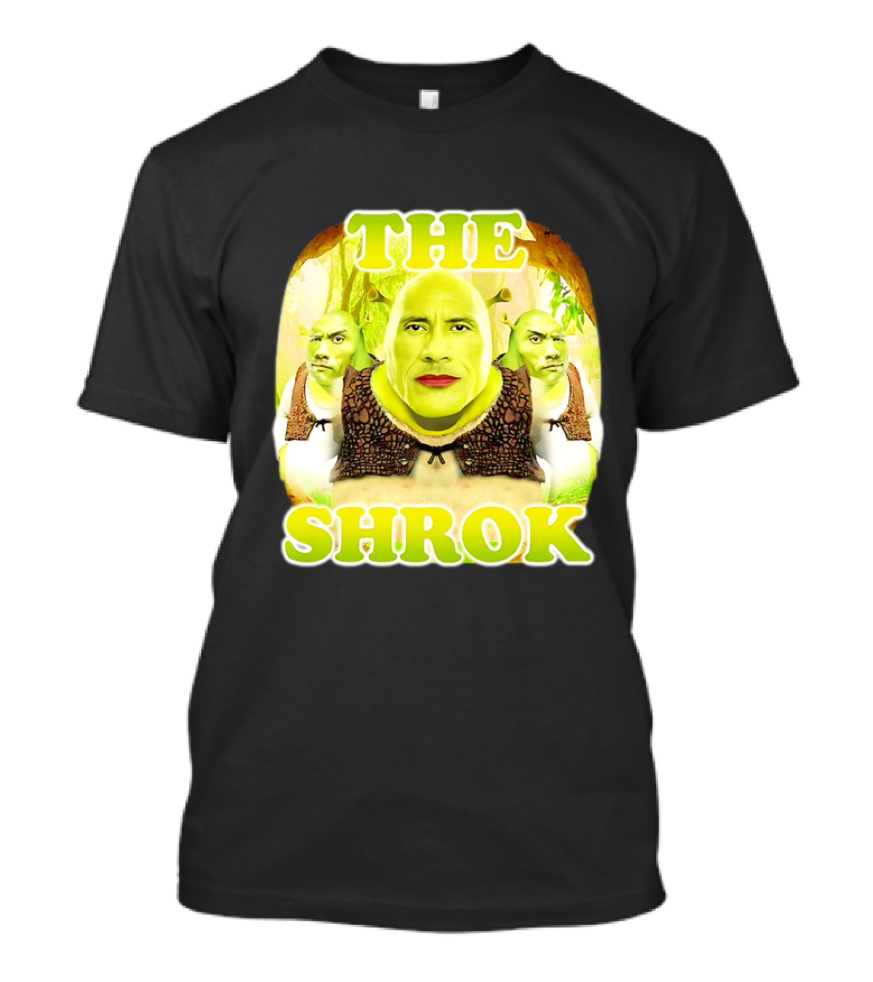 THE SHROK Shrek Parody Featuring Iconic Imagery T-Shirt