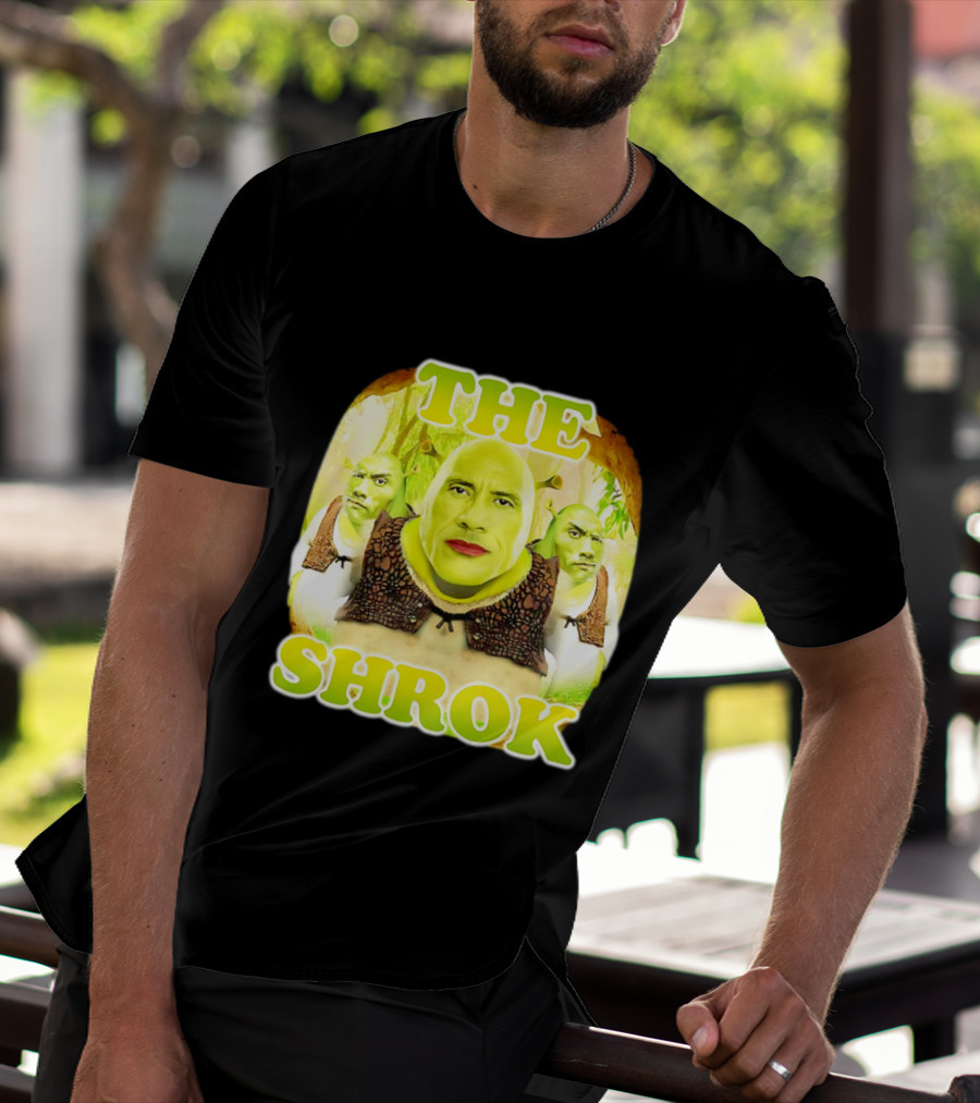 THE SHROK Shrek Parody Featuring Iconic Imagery T-Shirt