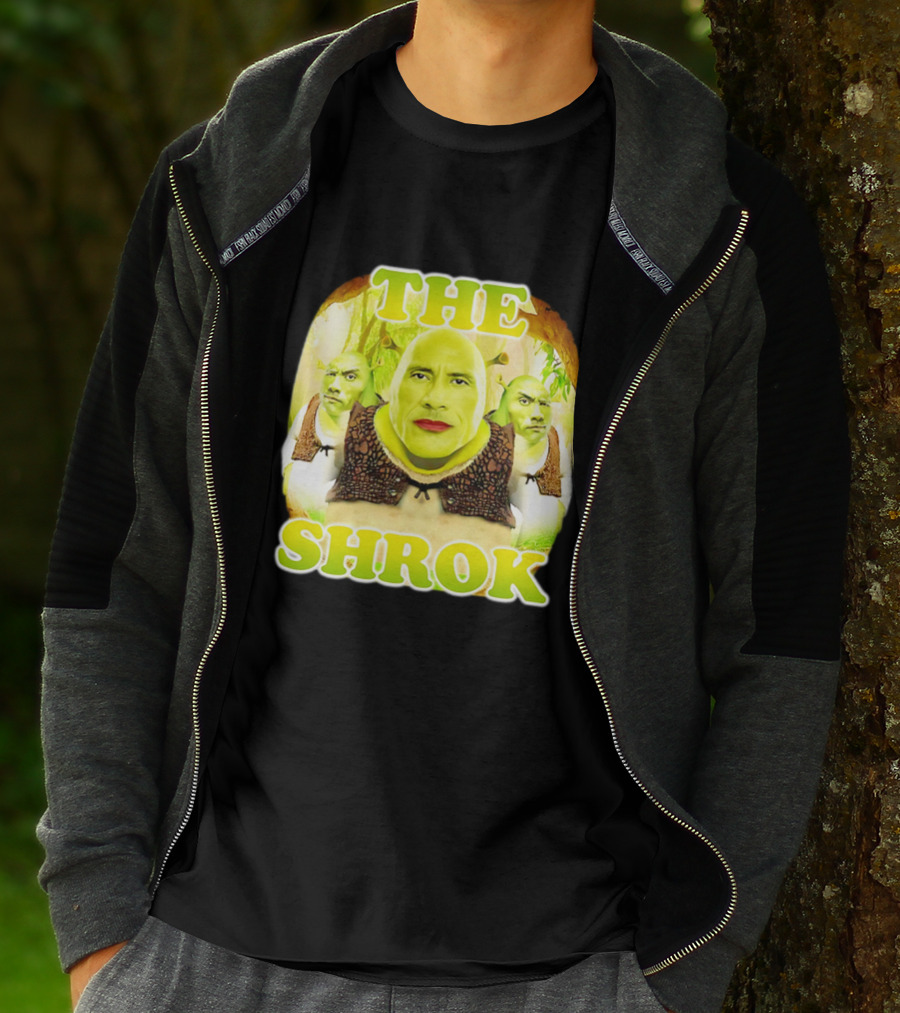 THE SHROK Shrek Parody Featuring Iconic Imagery T-Shirt