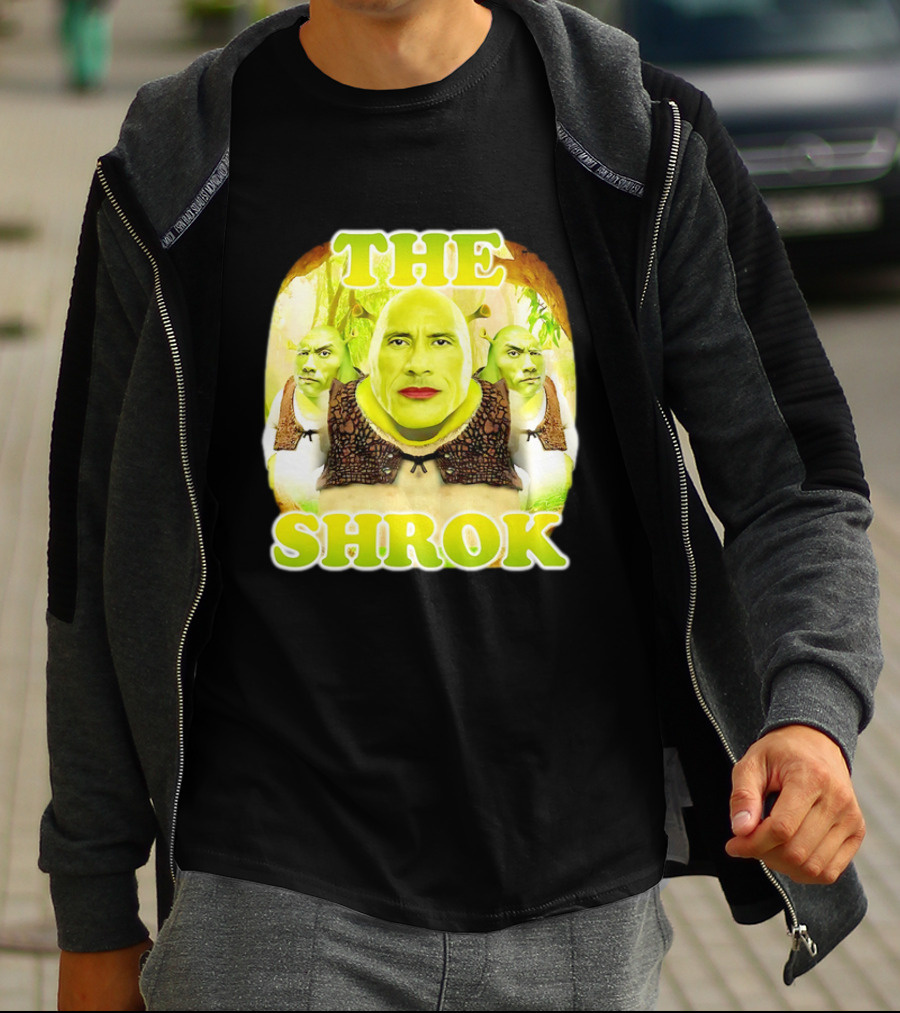 THE SHROK Shrek Parody Featuring Iconic Imagery T-Shirt