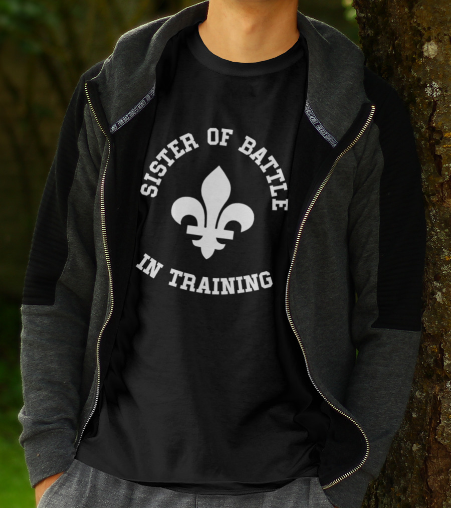 Sister Of Battle In Training Fleur-de-Lis Emblem T-Shirt