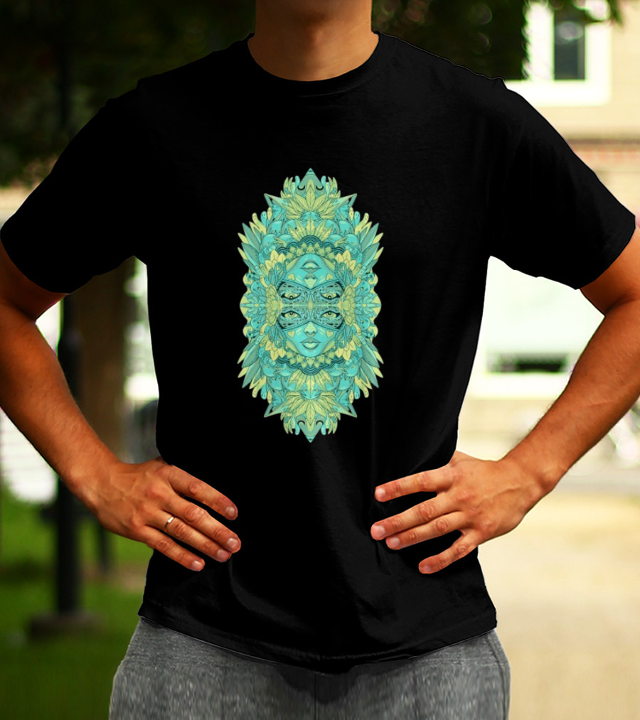 Ten Hundred Reflect Kaleidoscopic Faces Symmetrical Nature T-Shirt