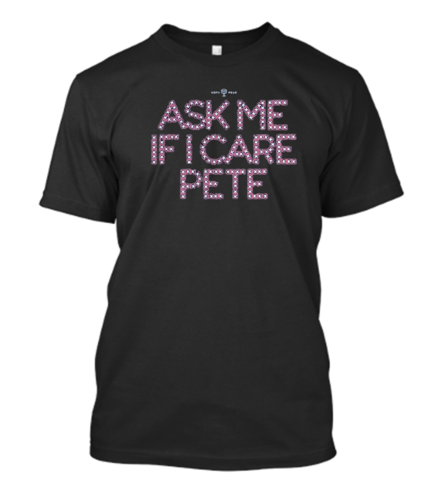 Texas Rangers Ask Me If I Care Pete Baseball Stitch Pattern T-Shirt