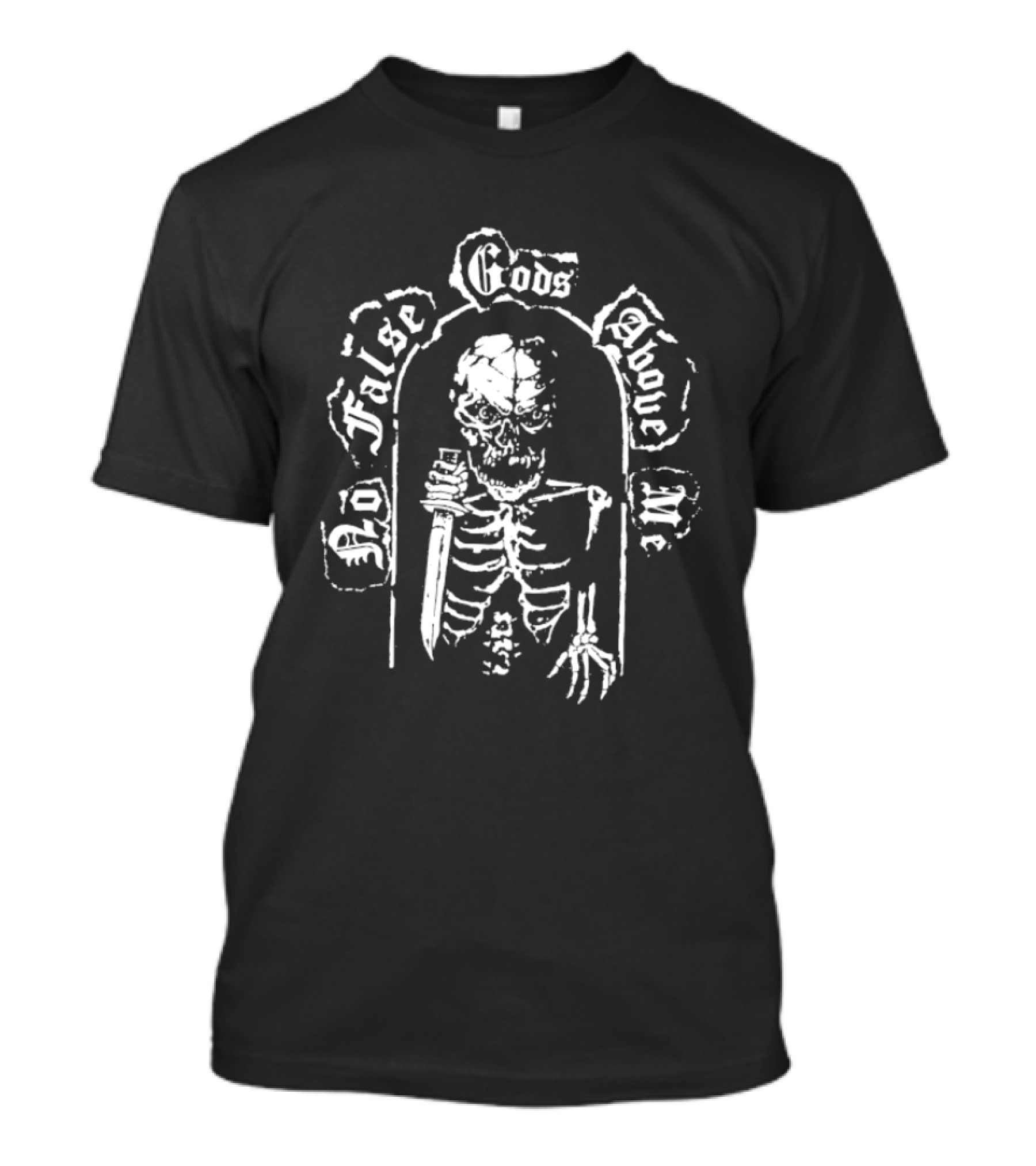 The Dirty Nil No False Gods Above Me Skeleton T-Shirt
