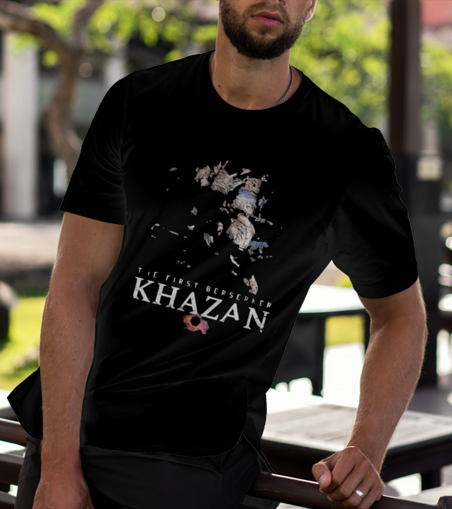 The First Berserker Khazan Fragmented Stone Mosaic Style T-Shirt