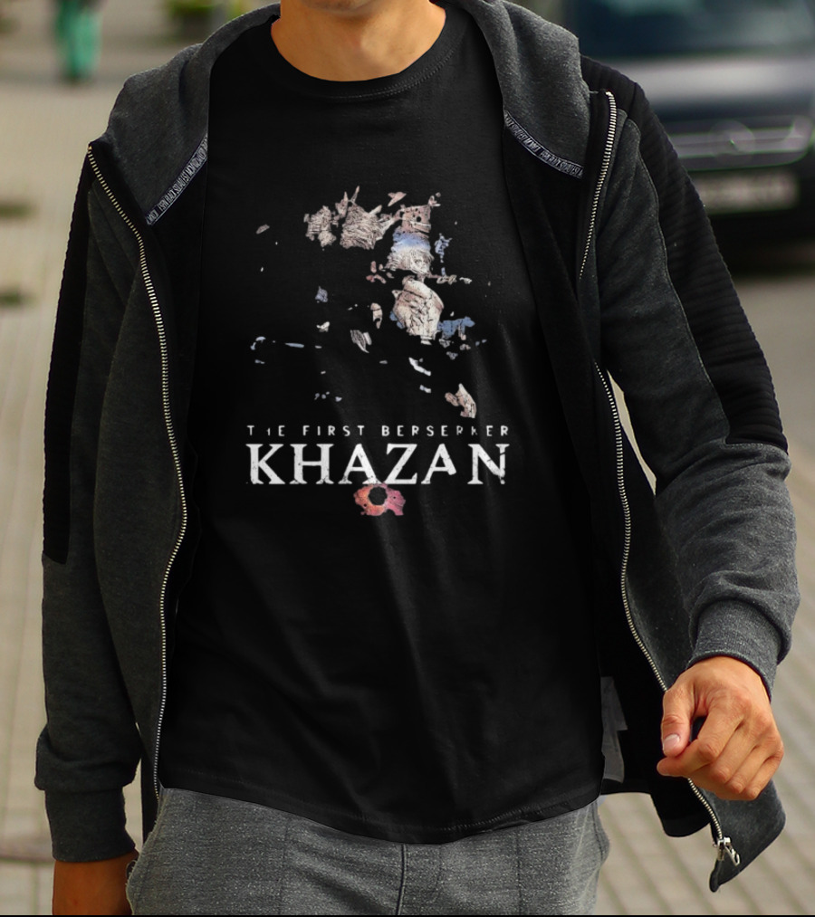 The First Berserker Khazan Fragmented Stone Mosaic Style T-Shirt