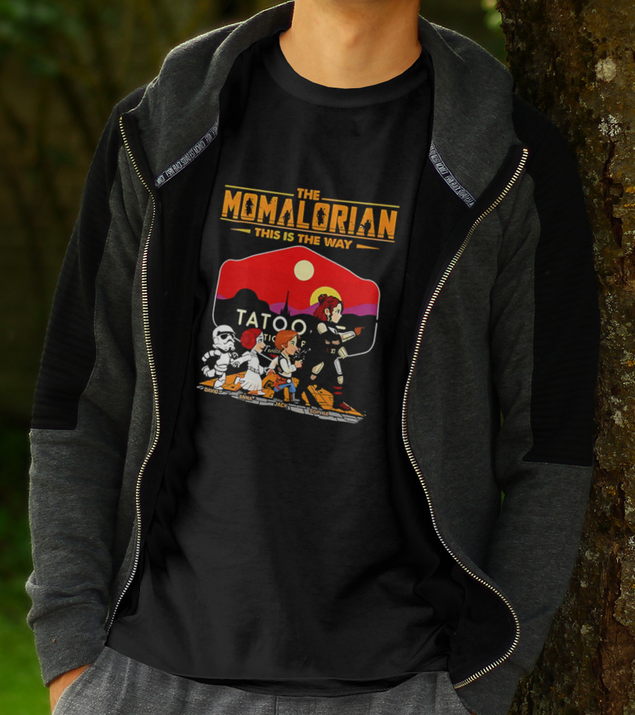 The Momalorian This Is The Way Tatooine Cartoon Adventure T-Shirt