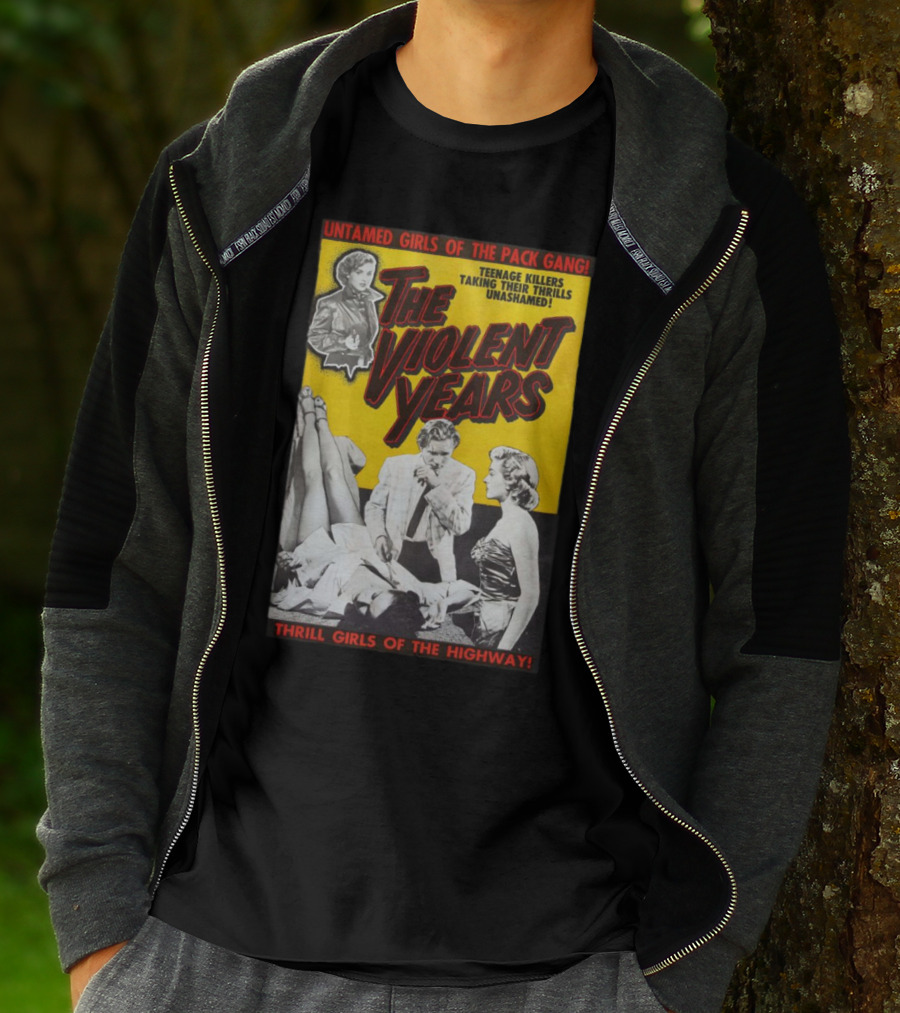 Untamed Girls Pack Gang Teenage Killers Thrill Girls Of The Highway T-Shirt