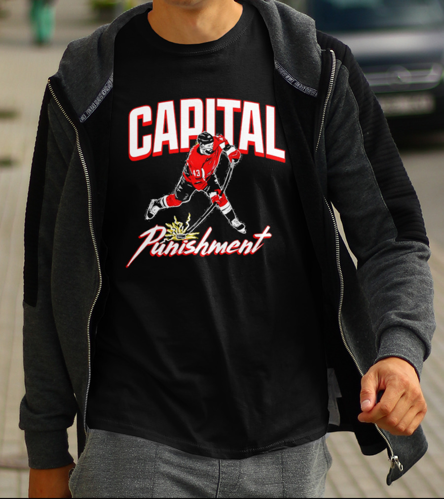 Tom Wilson Capital Punishment Washington Capitals Hockey T-Shirt