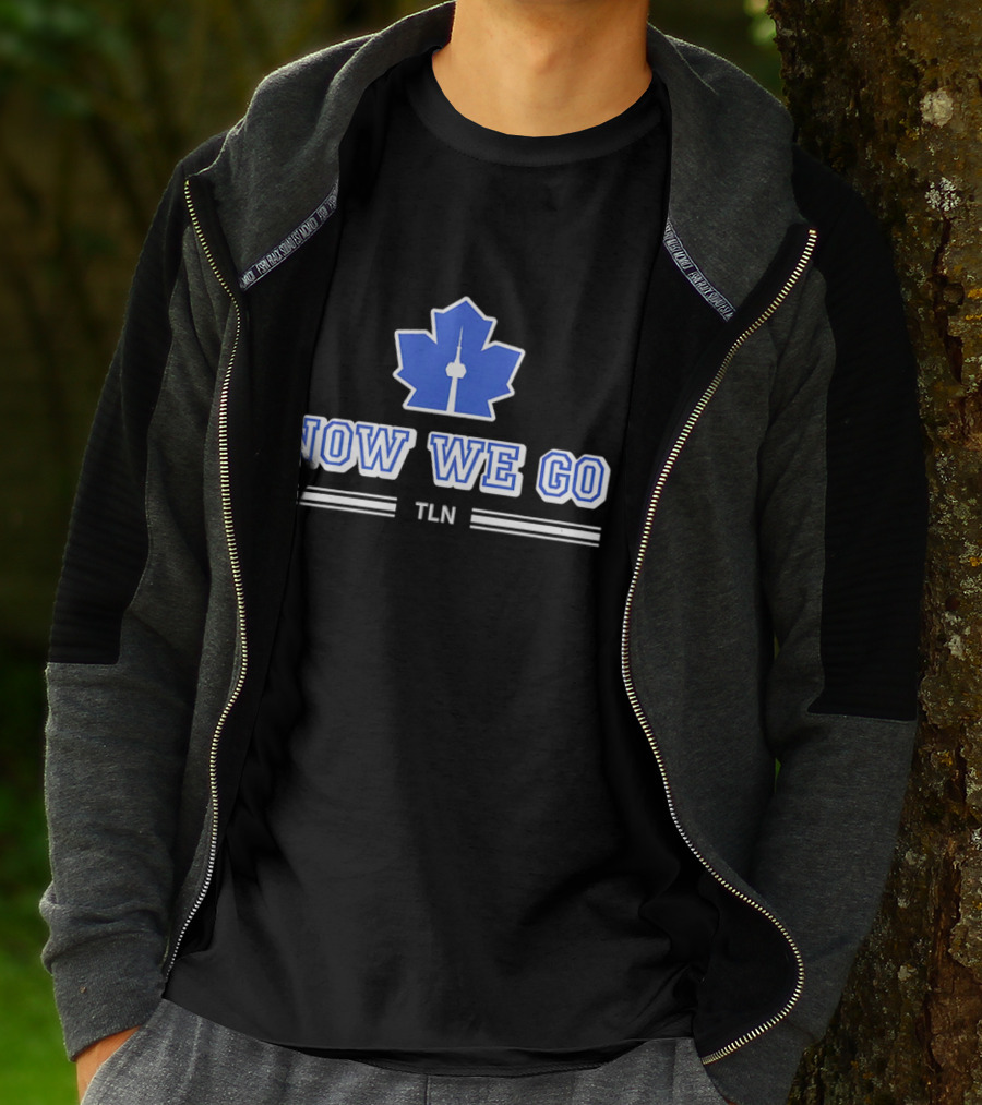 Now We Go TLN Toronto Maple Leafs Hockey CN Tower Icon T-Shirt