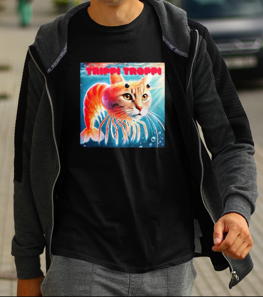 Trippi Troppi Cat Shrimp Hybrid T-Shirt