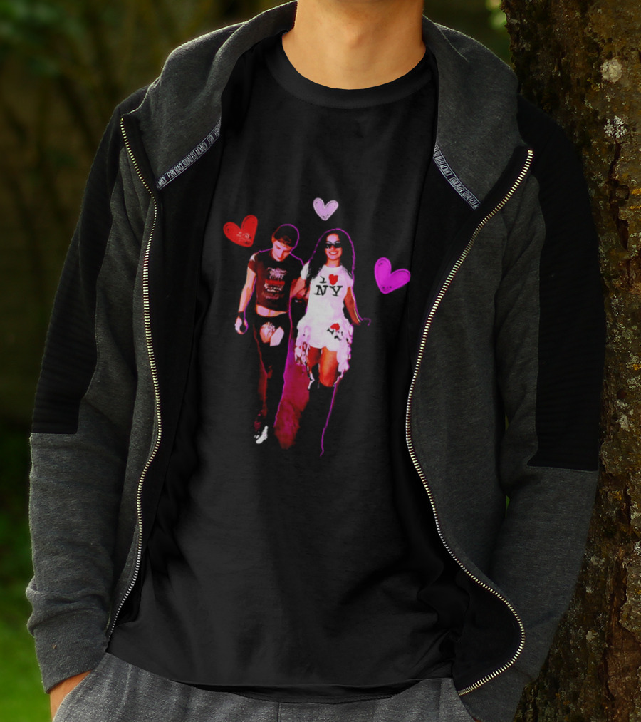 Troye Sivan Charli XCX Heart Motif NY Fashion Style T-Shirt