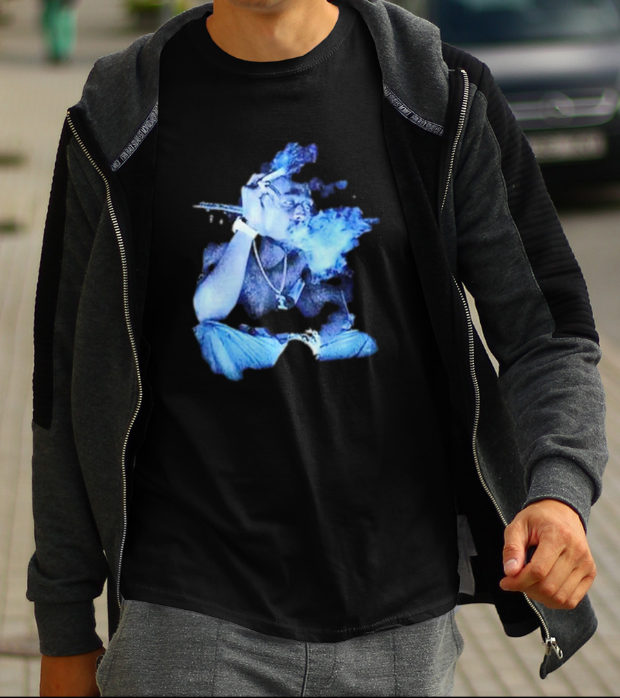 Tupac Shakur 2Pac Remember Me Smoke Album Cover Imagery T-Shirt