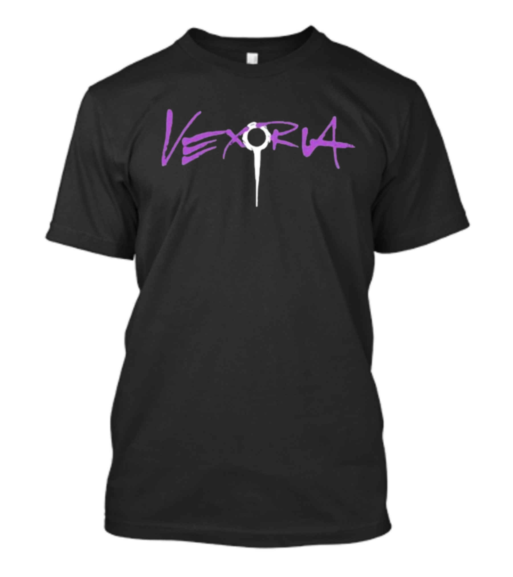Vexoria Purple Graffiti Text With Key Symbol T-Shirt
