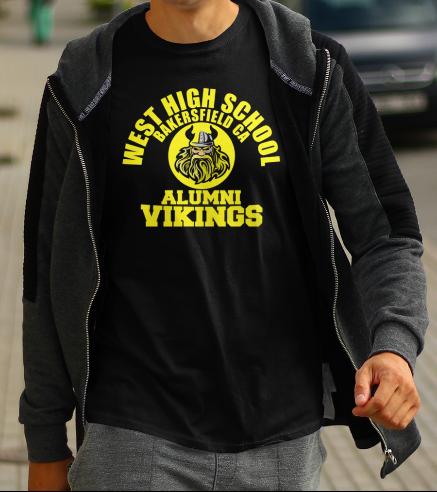 West High School Bakersfield CA Alumni Vikings T-Shirt