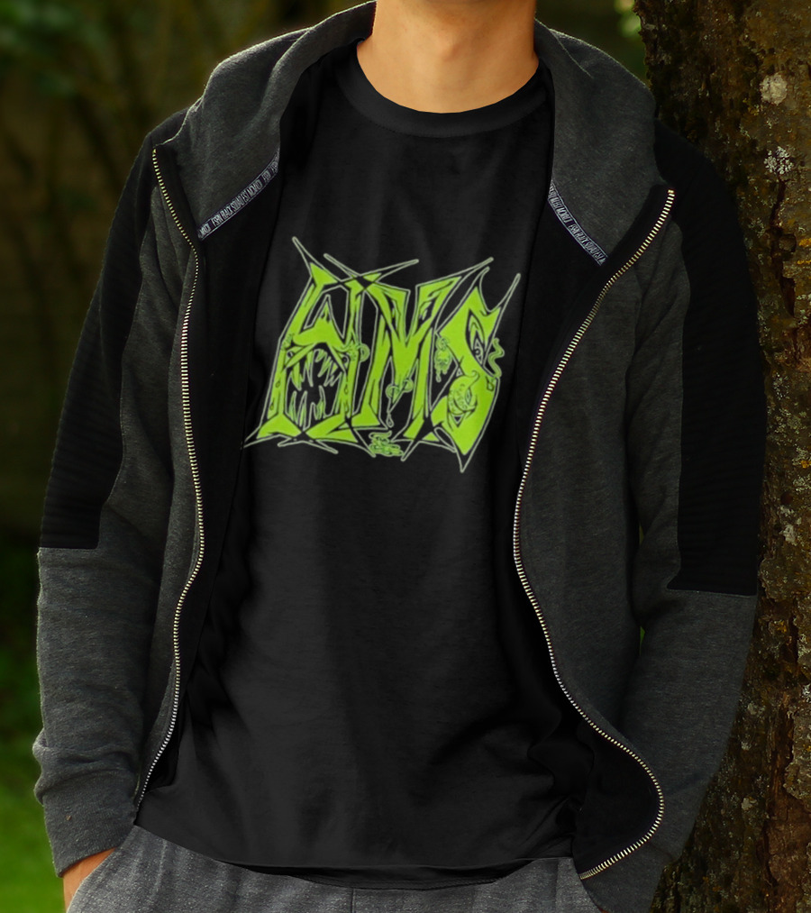 H.M.S Wolfsbane Atomic Themed Text With Monster Elements T-Shirt