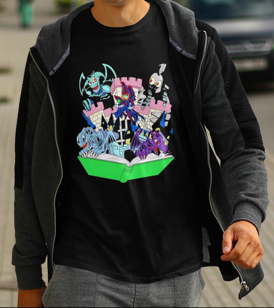 World Of Toons Castle And Creatures From Book T-Shirt