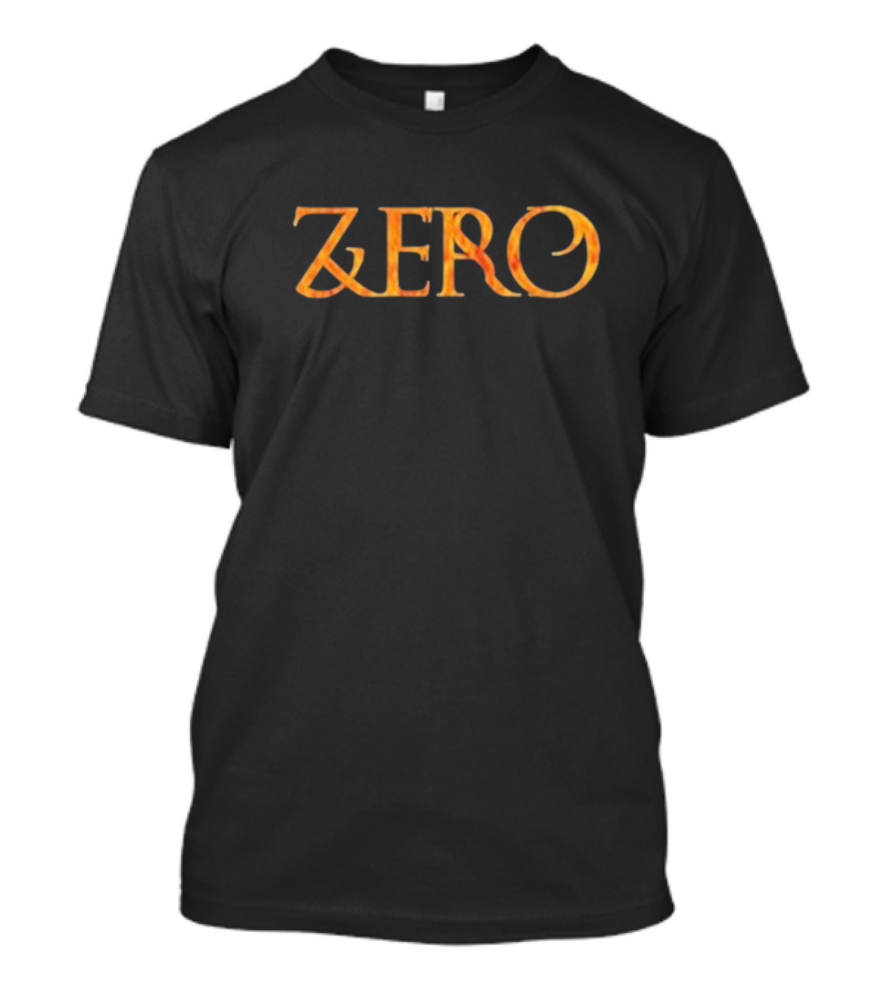 Zero Dying To Live Fiery Lettering T-Shirt