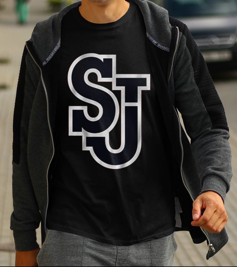 St John's Red Storm SJ Emblem T-Shirt
