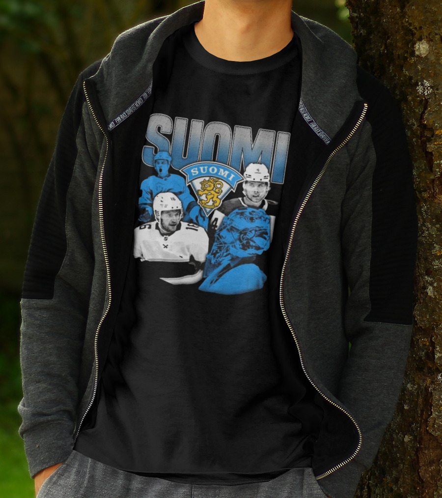 Suomi 4 Nations Team Finland Ice Hockey Players T-Shirt