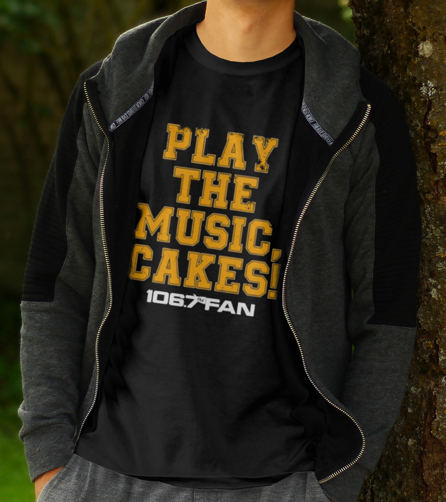 106.7 The Fan Play The Music Cakes The Junkies T-Shirt