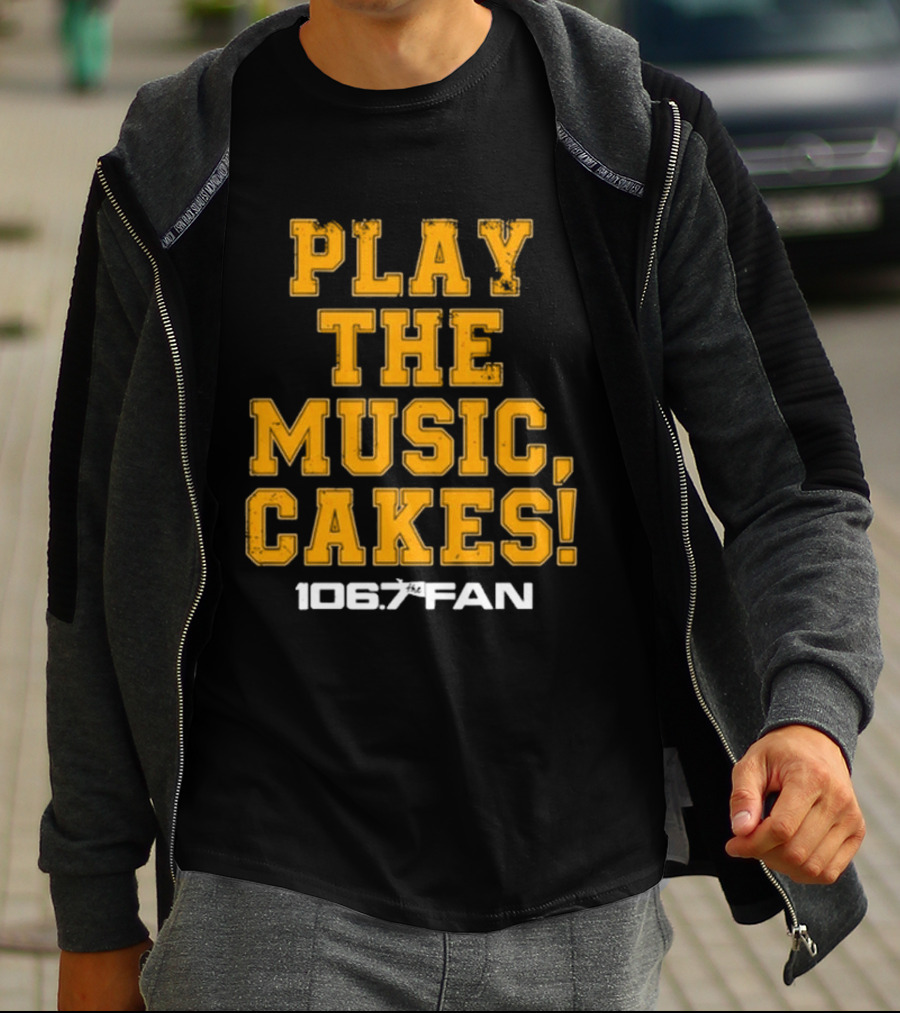 106.7 The Fan Play The Music Cakes The Junkies T-Shirt