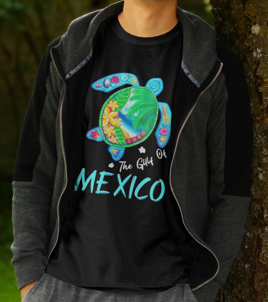 The Gulf Of Mexico Turtle Summer Beach Souvenir T-Shirt