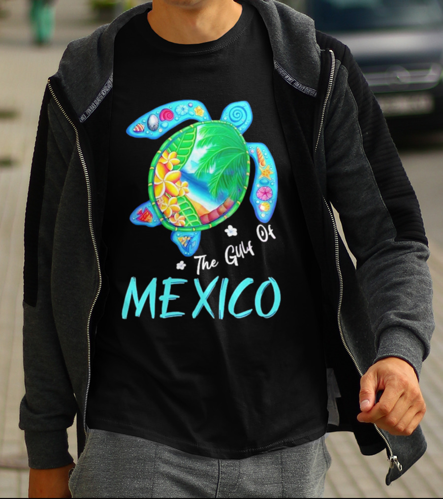 The Gulf Of Mexico Turtle Summer Beach Souvenir T-Shirt