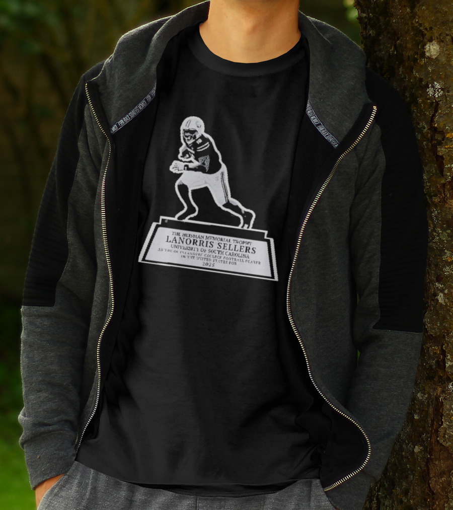 The Heisman Memorial Trophy Lanorris Sellers Football Statue T-Shirt