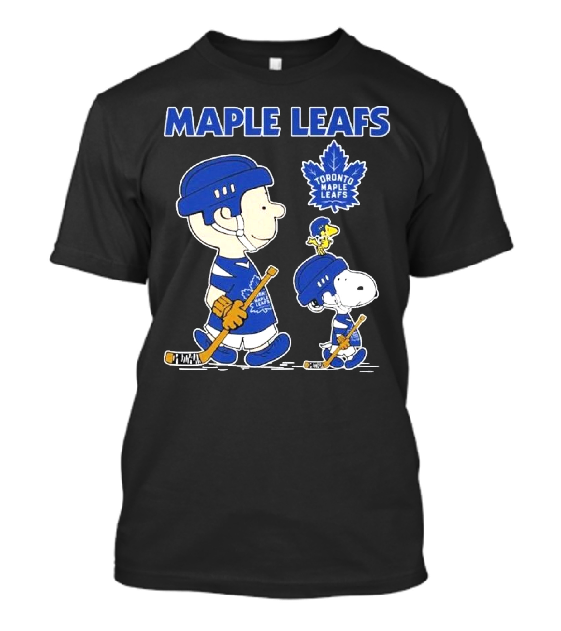 Toronto Maple Leafs Peanuts Snoopy Hockey 2025 Charlie Brown Woodstock T-Shirt