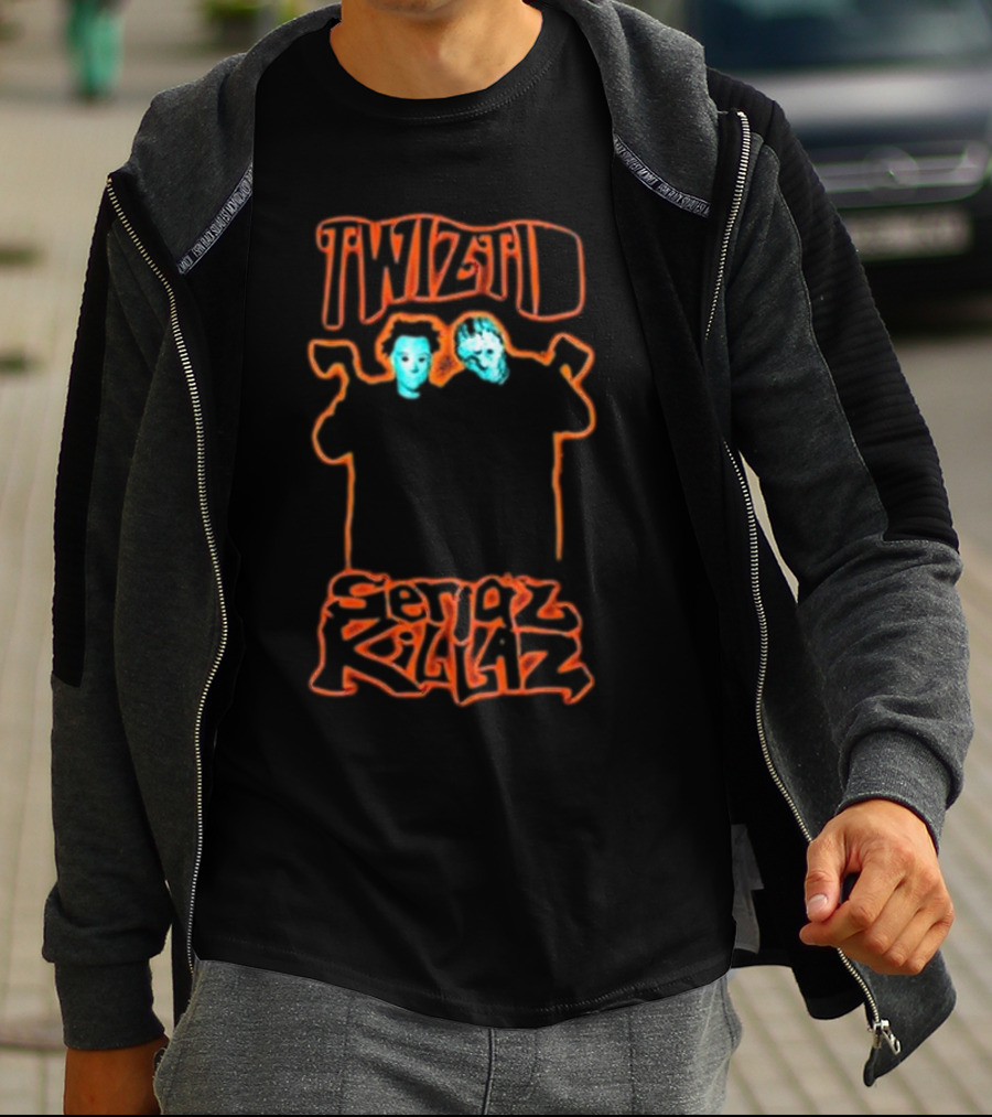 Twiztid Serial Killaz Graphic With Figures And Text T-Shirt