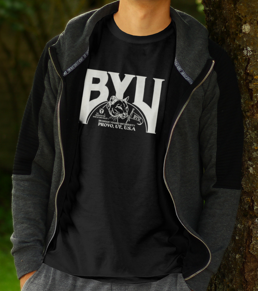 BYU Heritage Tysdyes Brigham Young Cougars Provo America T-Shirt