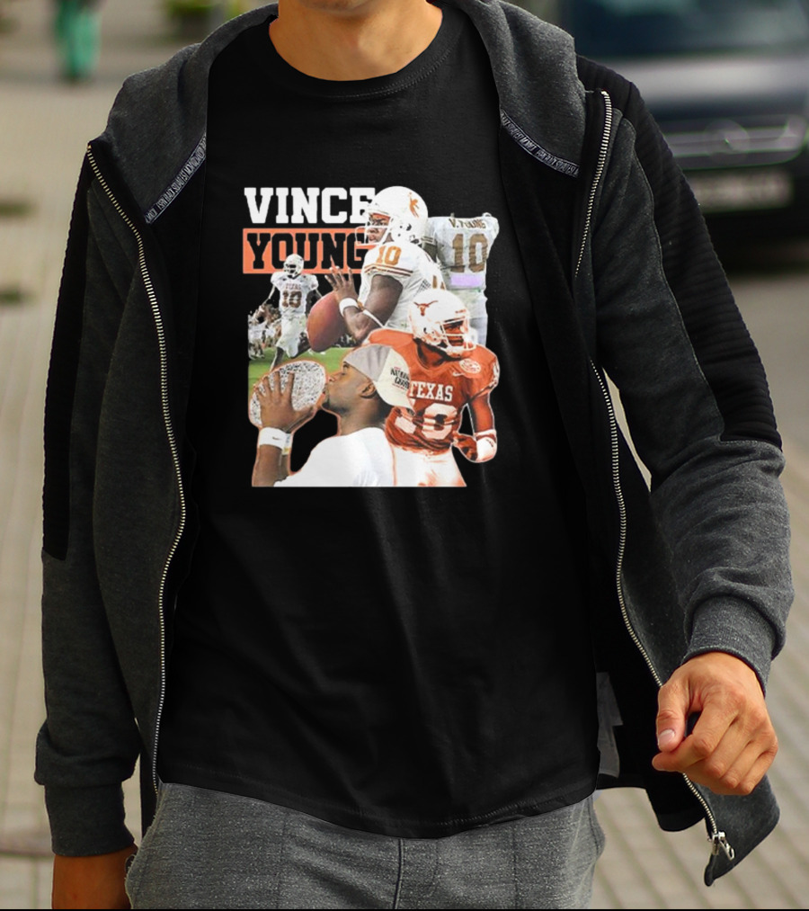 Vince Young Texas Longhorns Football Legend Number 10 T-Shirt