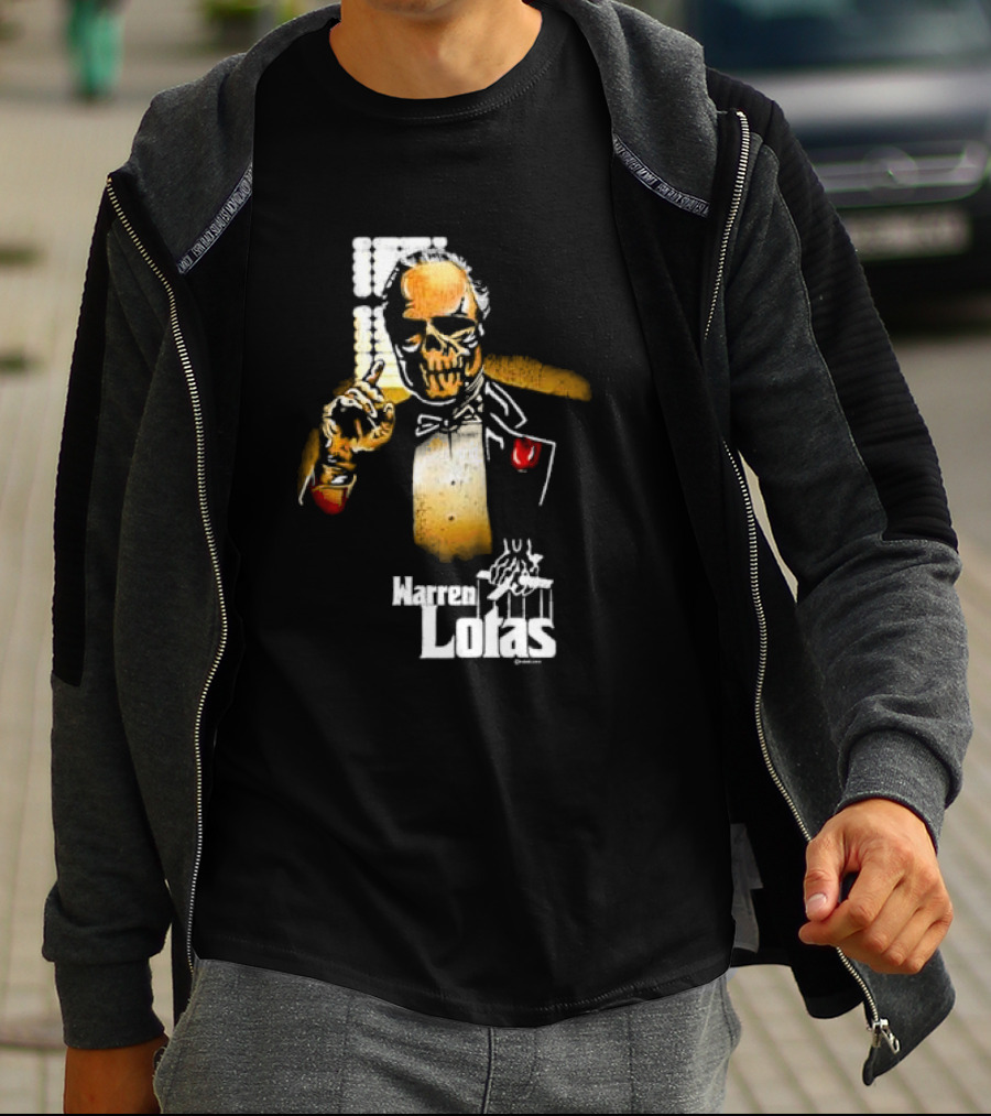 Warren Lotas The Don The Godfather Skeletal Figure Gesture T-Shirt