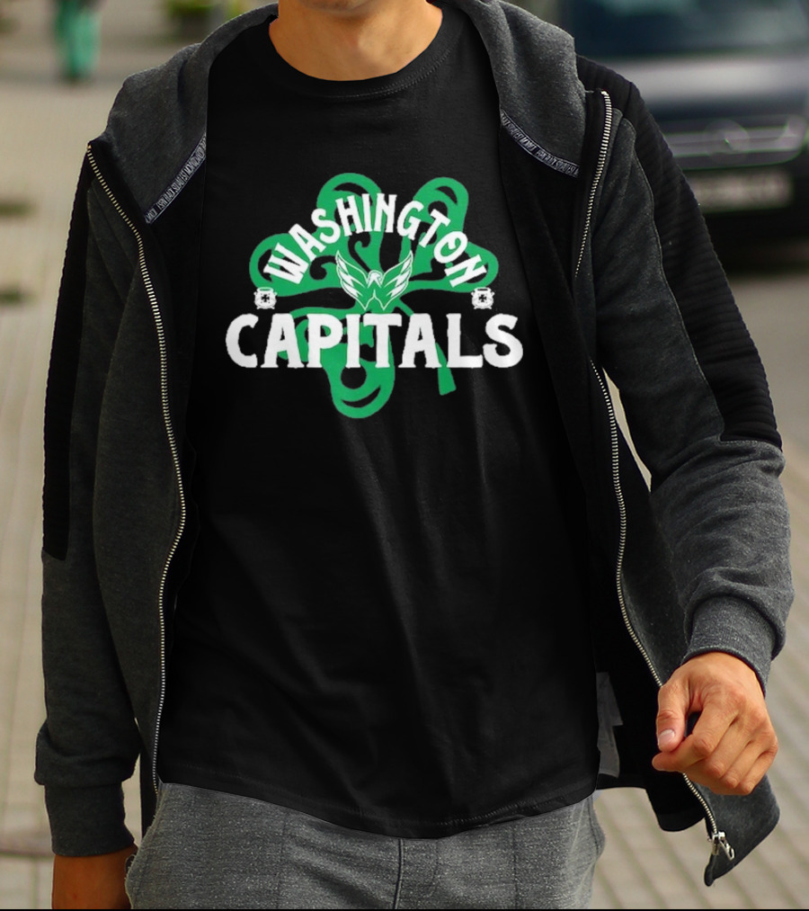 Washington Capitals St. Patrick’s Day Shamrock T-Shirt