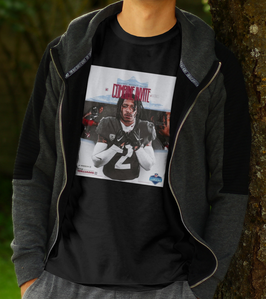 Lucas Oil Stadium NFL Combine Invite Kyle Williams Washington State Cougars Indianapolis 2025 T-Shirt