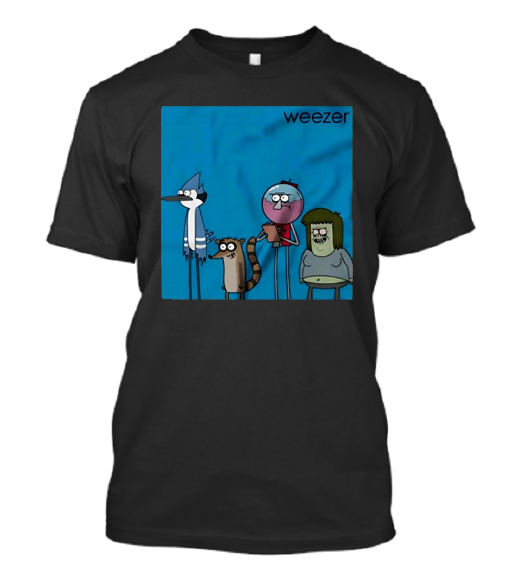 Weezer Mordecai And The Rigbys The Regular Show Vintage T-Shirt