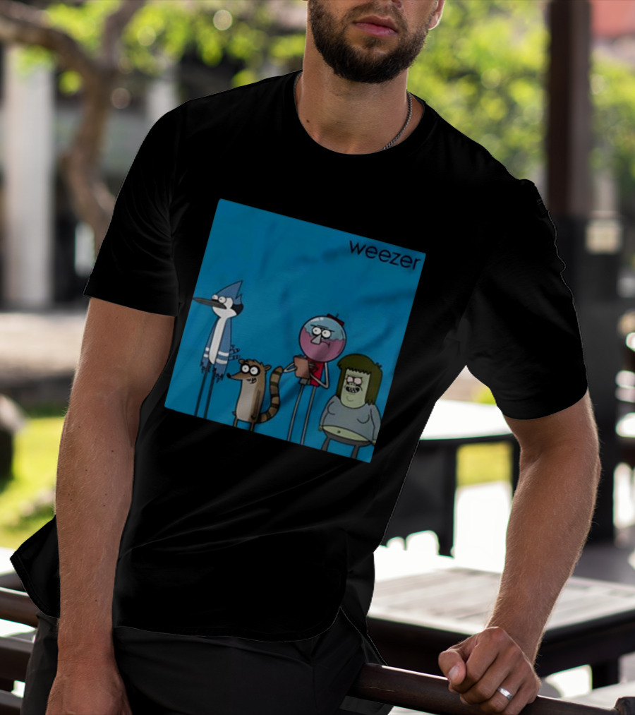 Weezer Mordecai And The Rigbys The Regular Show Vintage T-Shirt