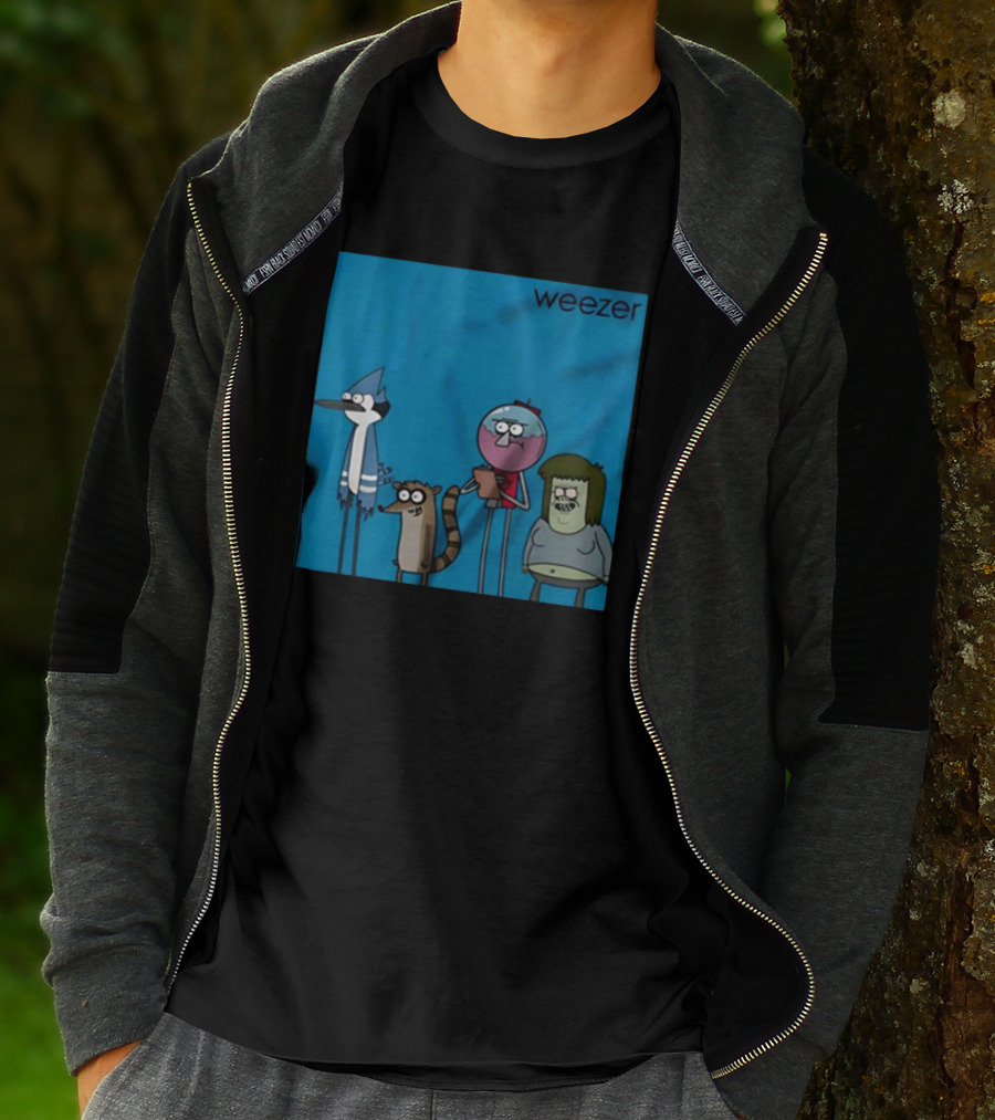 Weezer Mordecai And The Rigbys The Regular Show Vintage T-Shirt