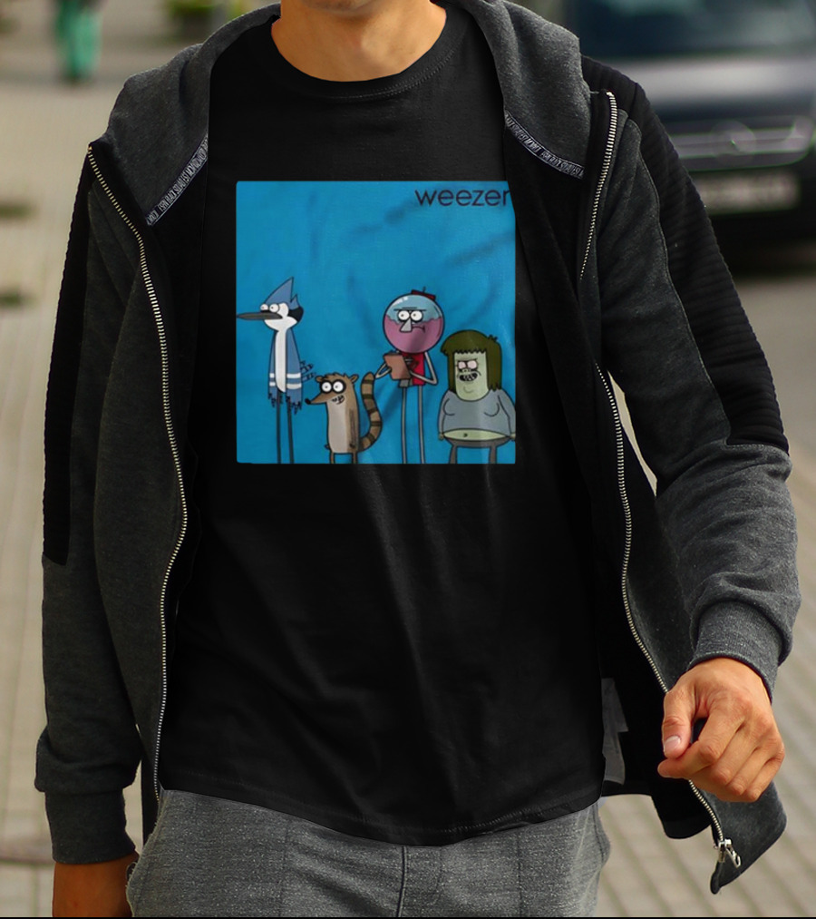 Weezer Mordecai And The Rigbys The Regular Show Vintage T-Shirt