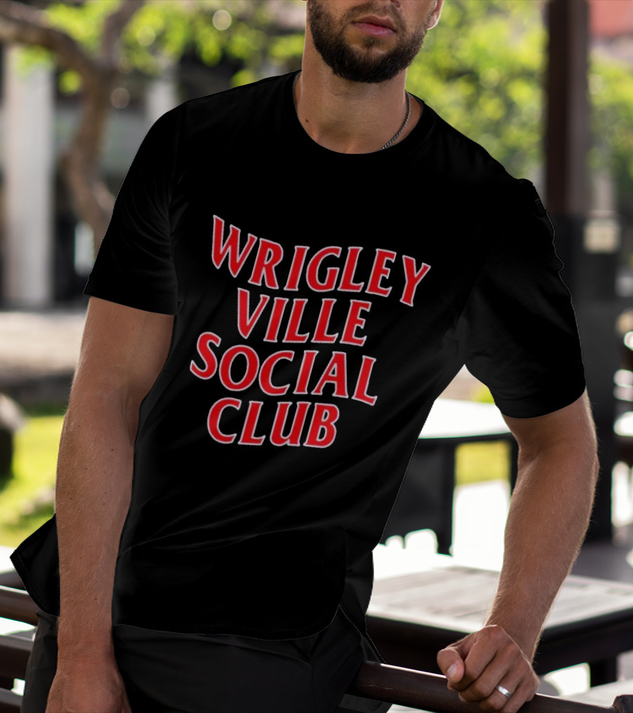 Wrigleyville Social Club Chicago Cubs Baseball T-Shirt