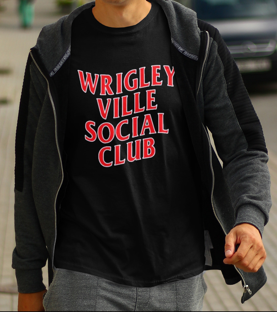 Wrigleyville Social Club Chicago Cubs Baseball T-Shirt