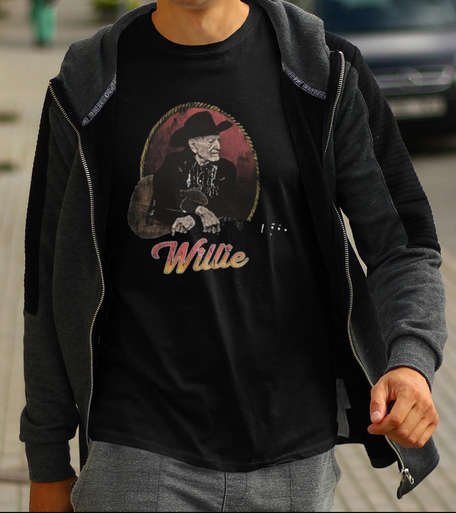 Willie Nelson 2025 Vintage Country Style T-Shirt