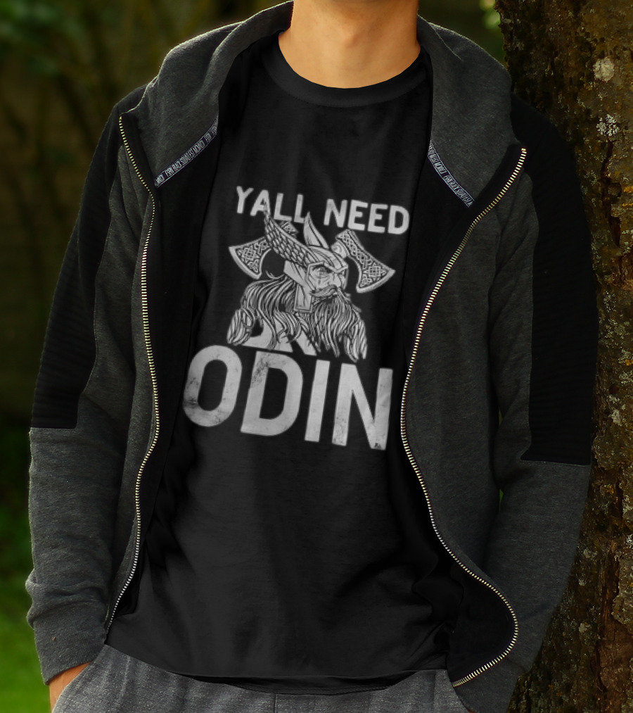 Y’all Need Odin Viking Norse Mythology Axe Symbol T-Shirt