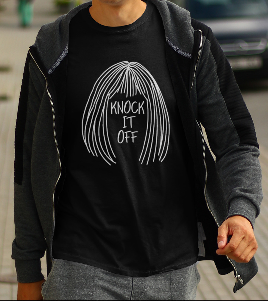 Zachariah Porter Knock It Off Hair Outline T-Shirt