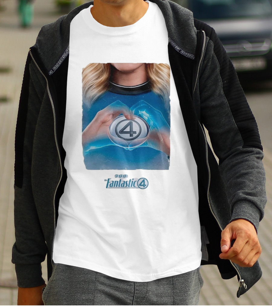 Invisible Woman Marvel Studios Fantastic 4 Emblem T-Shirt