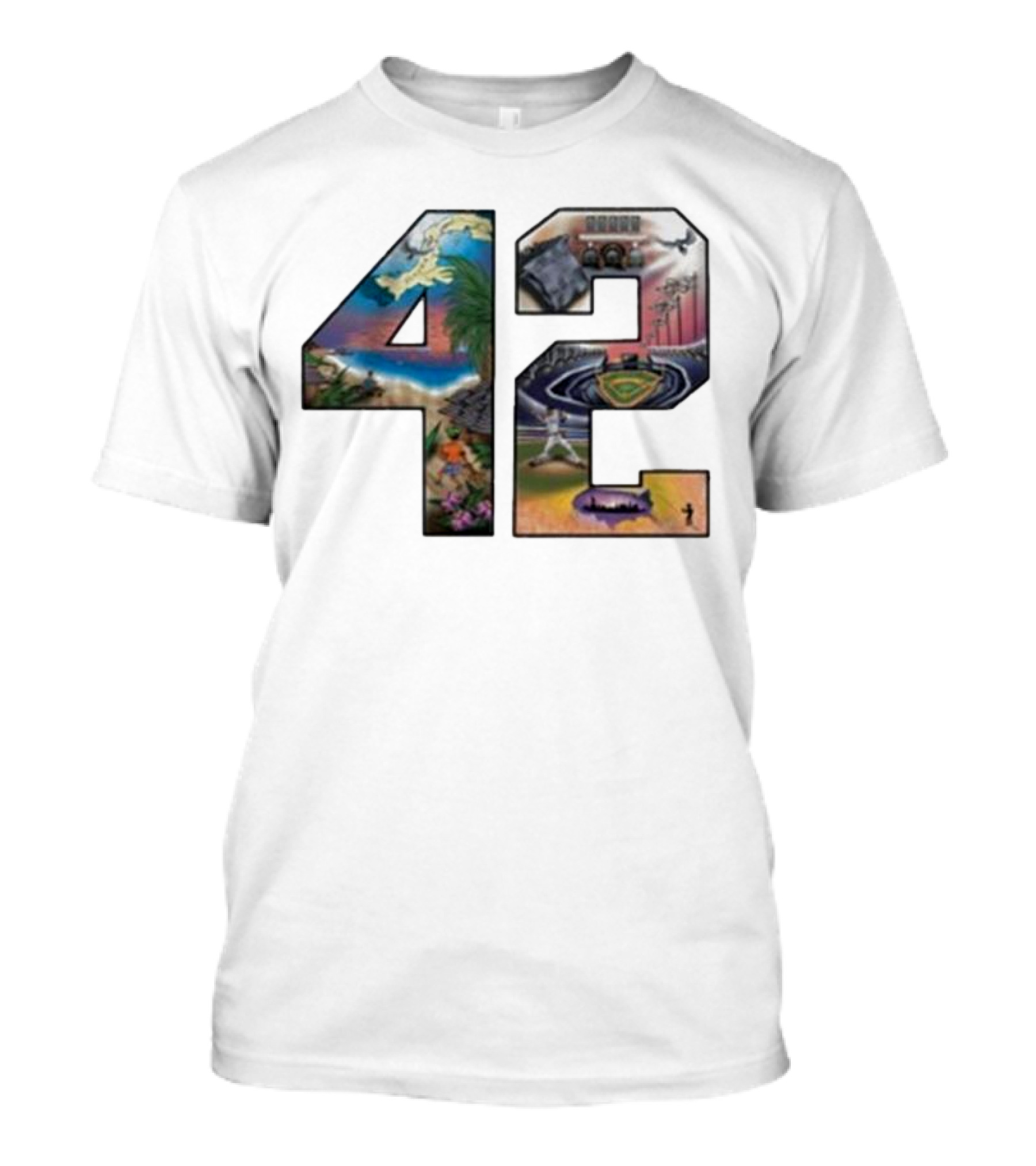 42 Mariano Rivera Foundation Iconic Baseball Imagery T-Shirt